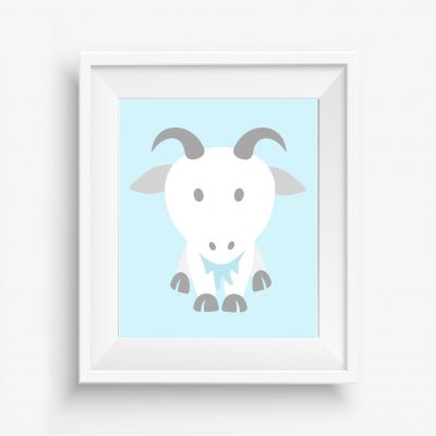 Boys Nursery Farm Goat