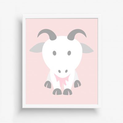 Girls Nursery Farm Goat