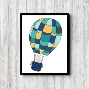 Bear In Hot Air Balloon