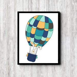 Bunny In Hot Air Balloon