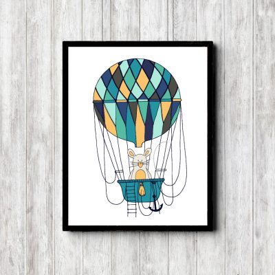 Mouse In Hot Air Balloon