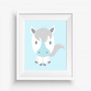 Boys Nursery Farm Horse