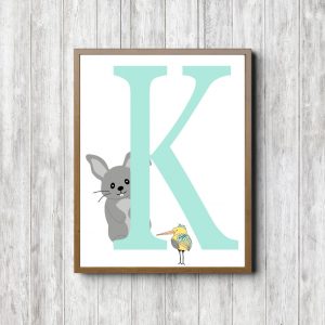 Initial K - Bunny & Bird