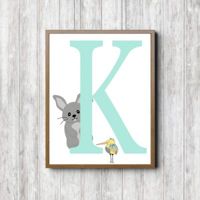 Initial K - Bunny & Bird