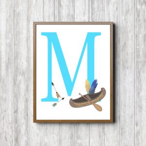 Initial M - Tribal Canoe