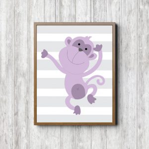 Nursery / Girls Room Monkey