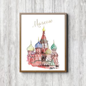 Moscow Saint Basil's Cathedral Printable