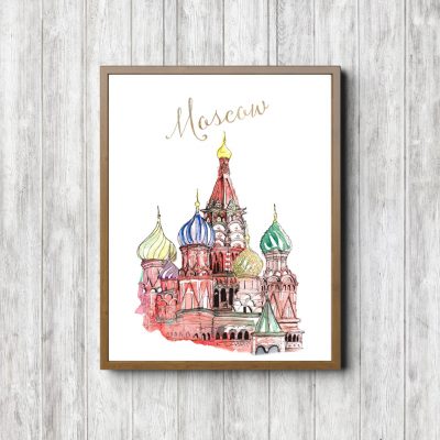 Moscow Saint Basil's Cathedral Printable