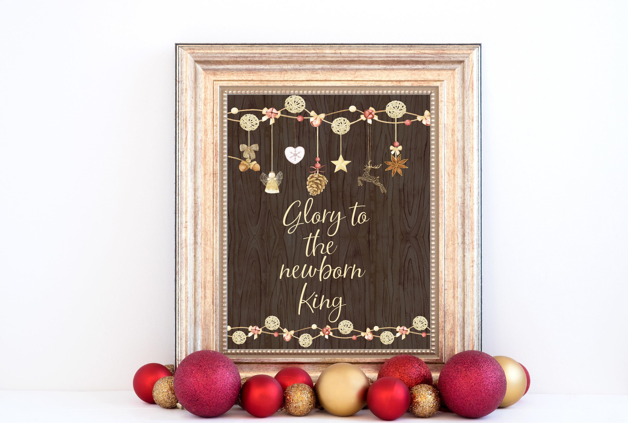 Glory To The Newborn King Printable