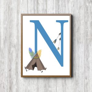 Initial N - Tribal Tent