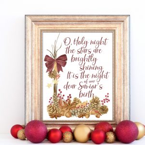 Fall Holidays Rustic Poster