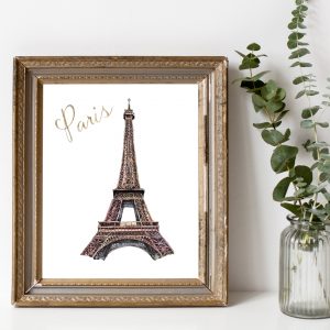 Paris Eiffel Tower Printable