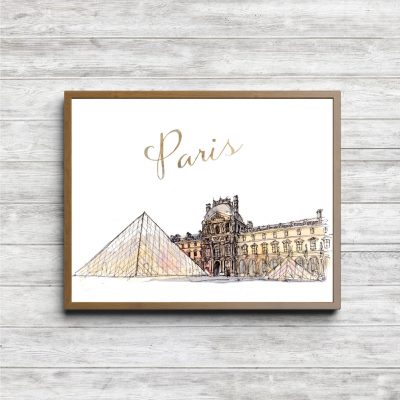 Paris Louvre Museum Printable