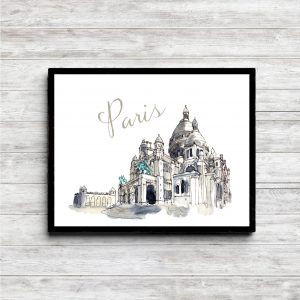 Paris Sacre Coeur Printable