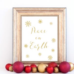 Gold Peace On Earth