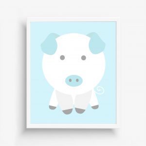 Boys Nursery Farm Pig