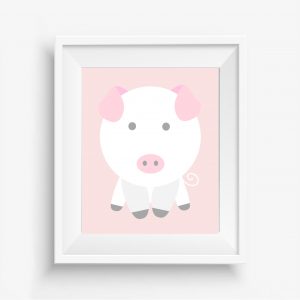 Girls Nursery Farm Pig