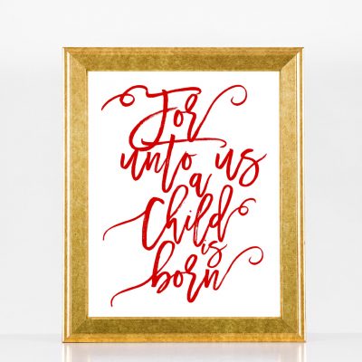 Unto Us A Child Is Born