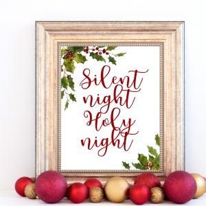 Silent Night Holy Night - Mistletoe
