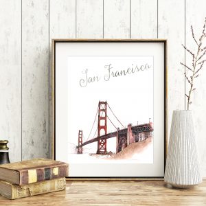 Golden Gate Bridge Printable