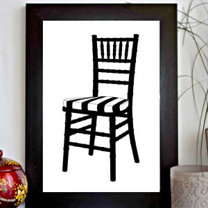 Minimalist Monotone Vintage Chair