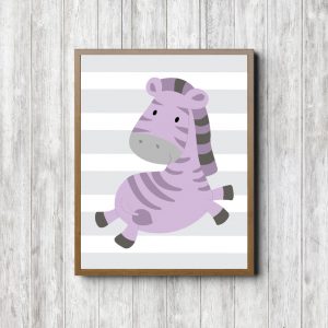Girls Nursery Zebra Baby