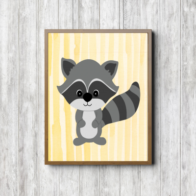 Gender Neutral Baby Raccoon