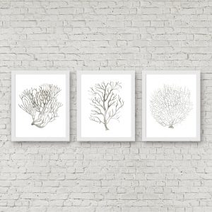 Gray Marine Seaweed Printables
