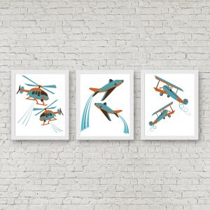 Airplanes & Helicopters Printable Set