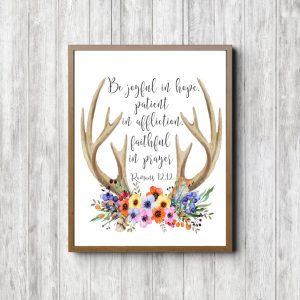 Romans 12:12 Scripture Printable