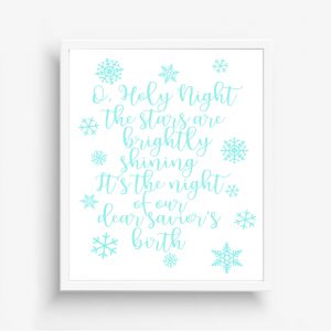 Night Of Our Savior's Birth Printable