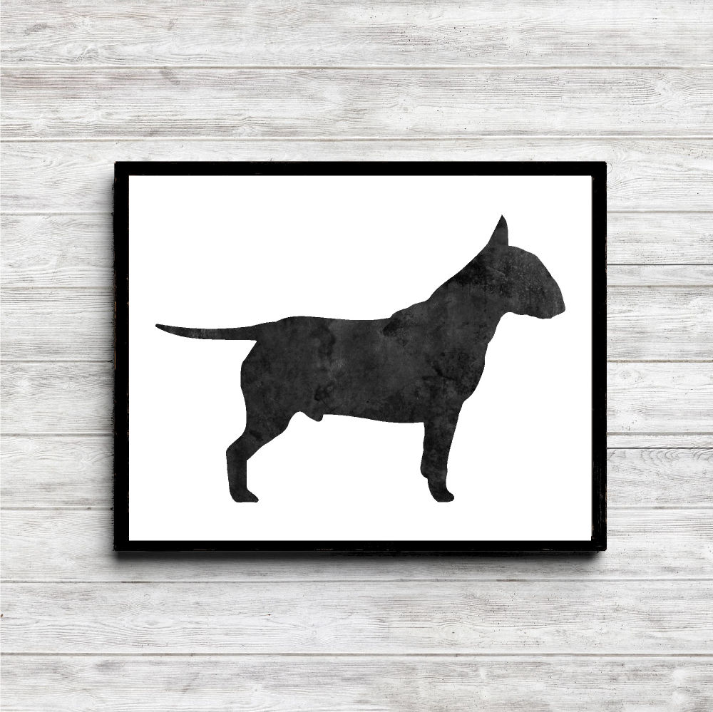 Boston Terrier Silhouette Printable