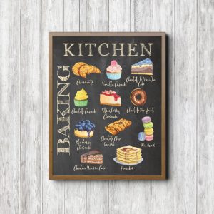 Kitchen Baking Chalkboard Printable
