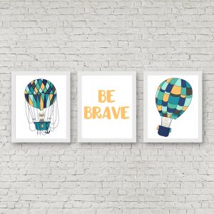 Be Brave Boys Nursery Set