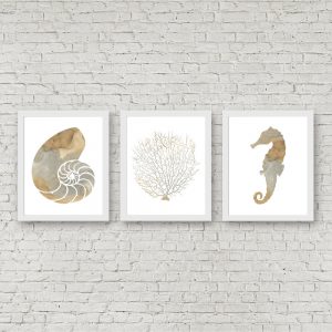 Watercolor Beige Nautical Printables