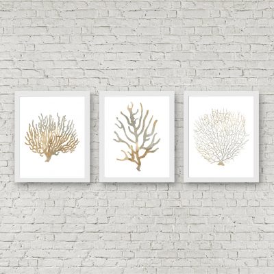 Watercolor Beige Seaweed Printables