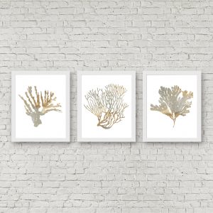 Beige Watercolor Seaweed Printable Set