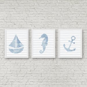 Light Blue Nautical Nursery Printables