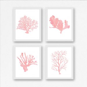 Blush Pink Seaweed Printables