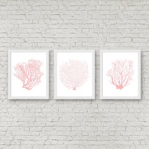 Blush Pink Ocean Coral Printables
