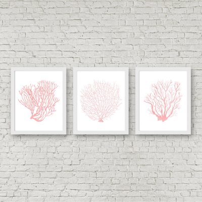 Blush Pink Ocean Coral Printables