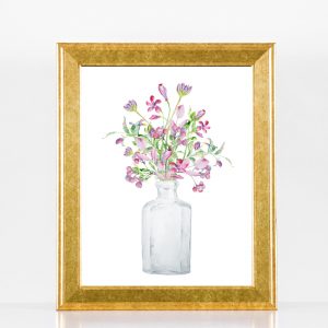 Flowers & Berries In A Bottle Printable