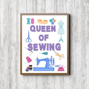 Purple Colors Sewing Printable
