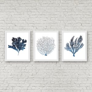 Dark Blue Seaweed Printables