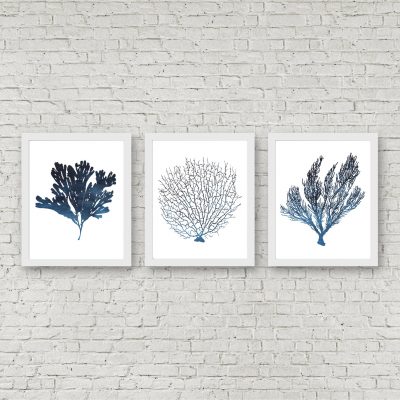 Dark Blue Seaweed Printables