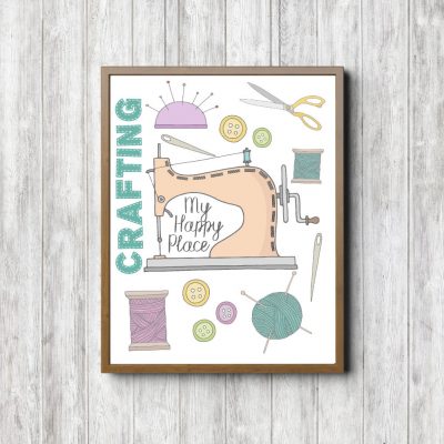 Crafting Happy Place Printable