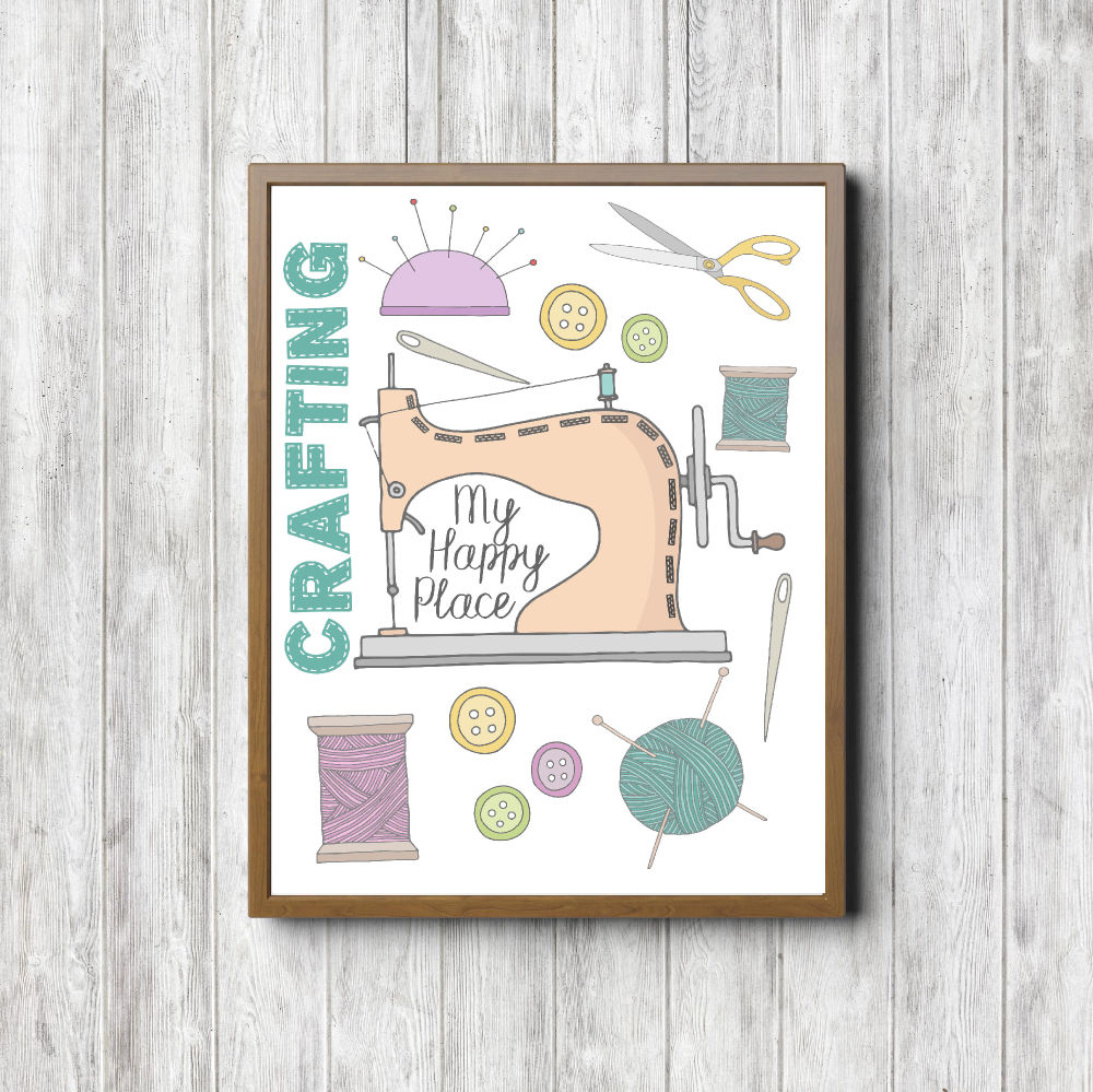 Crafting Happy Place Printable