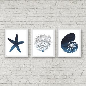 Dark Blue Ocean Life Printables