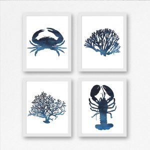 4 Dark Blue Nautical Printables