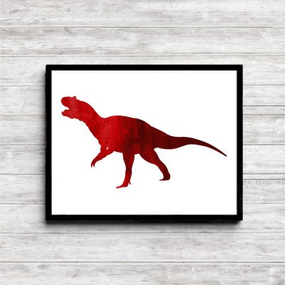 Red Tyrannosaurus Rex Dinosaur Printable